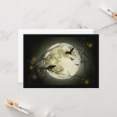 happy Halloween Kaart (Voorkant / Achterkant in situ)