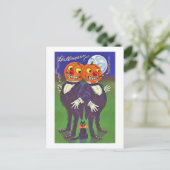Happy Halloween-kaart Briefkaart (Staand voorkant)