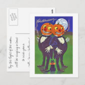 Happy Halloween-kaart Briefkaart (Voorkant / Achterkant)