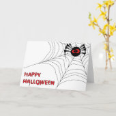 Happy Halloween-kaart Kaart (Gele Bloem)