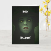 Happy Halloween-kaart Kaart (Gele Bloem)