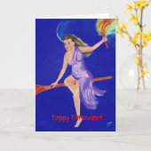 Happy Halloween-kaart Kaart (Gele Bloem)