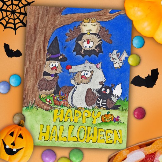 HAPPY HALLOWEEN kaart van Nicole Janes