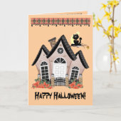 Happy Halloween-kaarten Kaart (Gele Bloem)