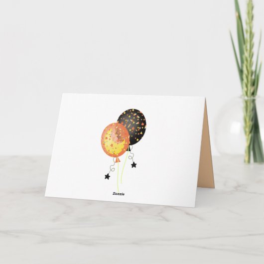 Happy Halloween-kaarten Kaart (Achterkant)