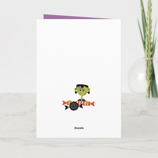 Happy Halloween-kaarten Kaart (Achterkant)