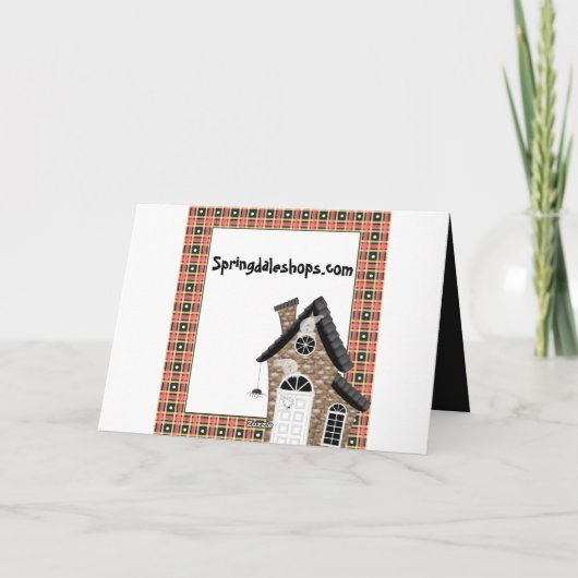 Happy Halloween-kaarten Kaart (Achterkant)