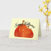 Happy Halloween-kaarten Kaart (Gele Bloem)