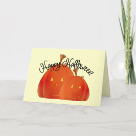 Happy Halloween-kaarten Kaart