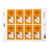 Happy Halloween kan personaliseren Etiket (Full Sheet)