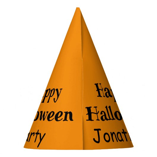 Happy Halloween kan personaliseren Feesthoedjes (Achterkant)
