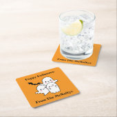 Happy Halloween kan personaliseren Kartonnen Onderzetters (Insitu)