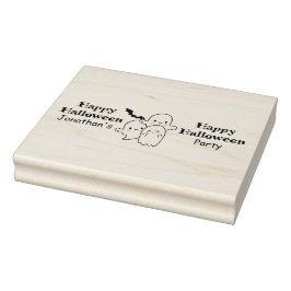 Happy Halloween kan personaliseren Rubberstempel