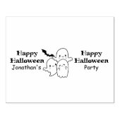 Happy Halloween kan personaliseren Rubberstempel (Afrduk)