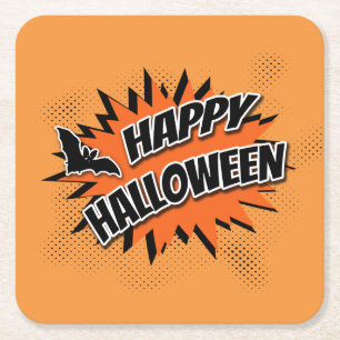 Happy Halloween Kartonnen Onderzetters
