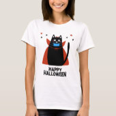 Happy Halloween | Kat dat een masker draagt T-shirt (Voorkant)