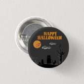 Happy Halloween - Katten Ronde Button 3,2 Cm (Voorkant /achterkant)