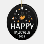 Happy Halloween Keepsake Keramisch Ornament (Links)