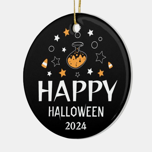 Happy Halloween Keepsake Keramisch Ornament (Links)