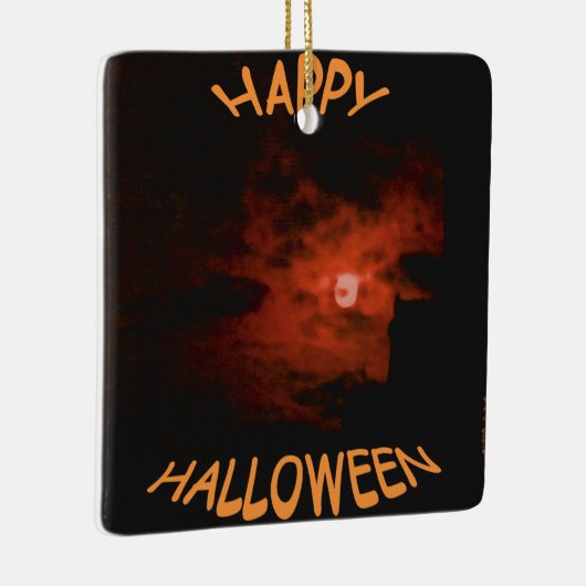 Happy Halloween Keramisch Ornament (Rechts)