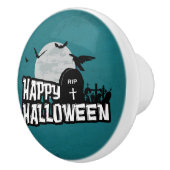 Happy Halloween Keramische Knop (Rechts)