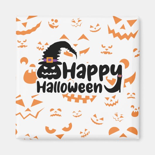 Happy Halloween Keukenmagneet Accessoires 2024 Magneet (Voorkant)
