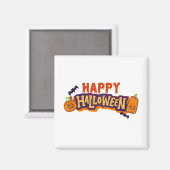 Happy Halloween Keukenmagneet Accessoires 2024 Magneet (Voorkant / Achterkant)
