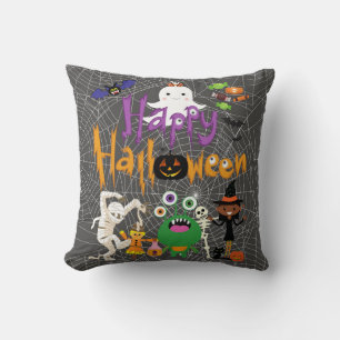 Happy Halloween Kids Cute and Spooky Kussen