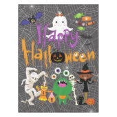 Happy Halloween Kids Cute and Spooky Tafelkleed (Voorkant)