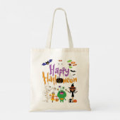 Happy Halloween Kids Cute and Spooky Tote Bag (Achterkant)