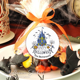 Happy Halloween Kids Party Halloween Ronde Sticker