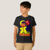 Happy Halloween Kind donker Shirt (Voorkant volledig)