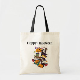 Happy Halloween Kinder Celebration Canvas tas