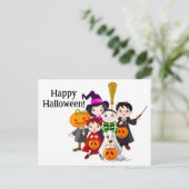Happy Halloween Kinderen Briefkaart (Staand voorkant)