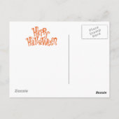 Happy Halloween-kinderen Briefkaart (Achterkant)
