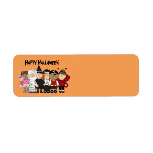 Happy Halloween-kinderen Etiket