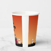 Happy Halloween Kinderen Papieren Bekers (Links)