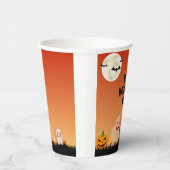 Happy Halloween Kinderen Papieren Bekers (Rechts)