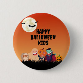 Happy Halloween Kinderen Ronde Button 5,7 Cm