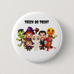 Happy Halloween-kinderen Ronde Button 5,7 Cm