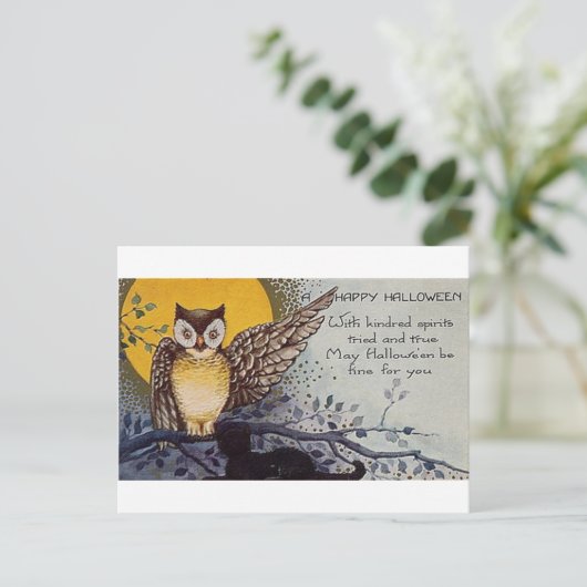 Happy Halloween Kindred Spirits Briefkaart (Staand voorkant)