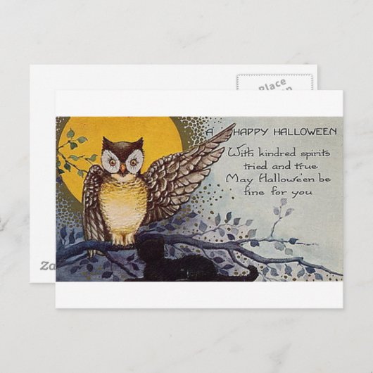 Happy Halloween Kindred Spirits Briefkaart (Voorkant / Achterkant)