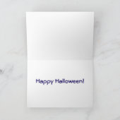 Happy Halloween Kitty Grotesques card Kaart (Binnen)