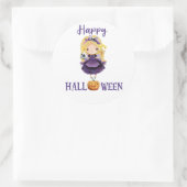 Happy Halloween klassieke sticker Princess (Tas)