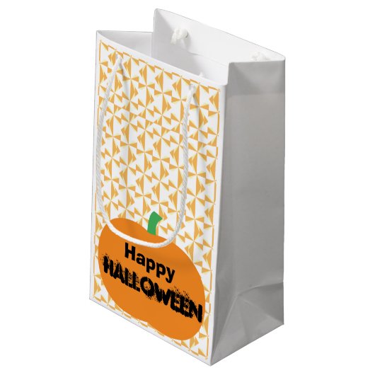 Happy Halloween Klein Cadeauzakje (Achterkant Gekanteld)