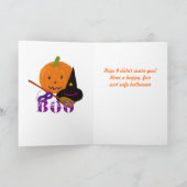Happy Halloween, kleinzoon, vriendelijke Oranje dr Kaart (Binnen)
