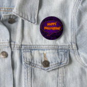 Happy Halloween-knop Ronde Button 5,7 Cm (In situ)