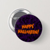 Happy Halloween-knop Ronde Button 5,7 Cm (Voorkant /achterkant)
