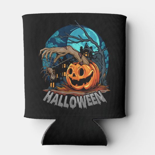 Happy Halloween Koelbox Blikjeskoeler (Achterkant)