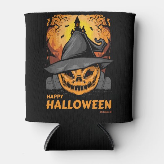 Happy Halloween Koelbox Blikjeskoeler (Voorkant)